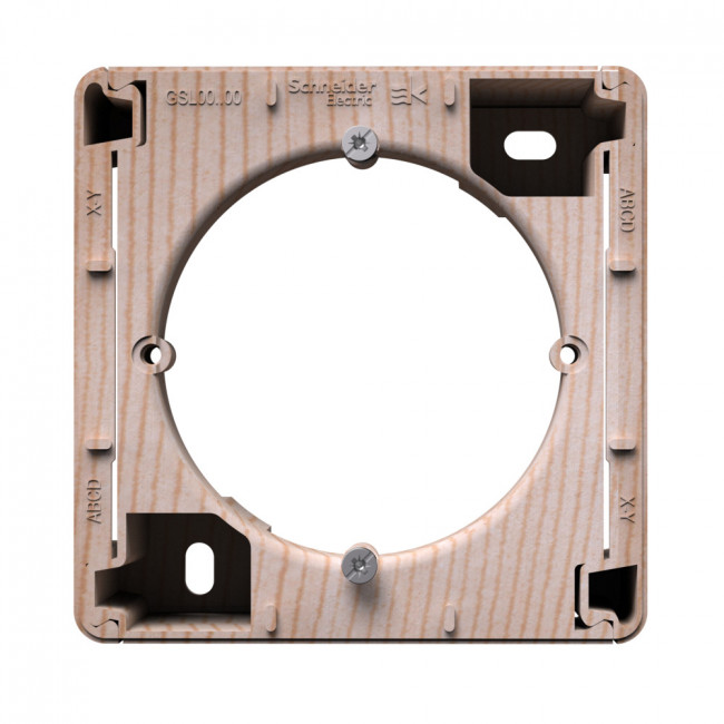 Glossa КОРОБКА для наружного монтажа, СОСНА, GSL001500, Systeme Electric 