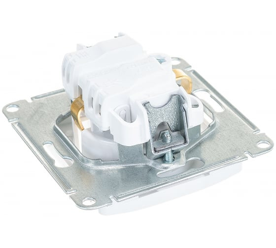 Glossa РОЗЕТКА с заземлением со шторками, 16А, механизм, БЕЛЫЙ, GSL000145, Systeme Electric 