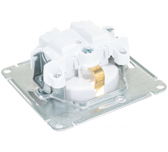 Glossa РОЗЕТКА с заземлением со шторками, 16А, механизм, БЕЛЫЙ, GSL000145, Systeme Electric 