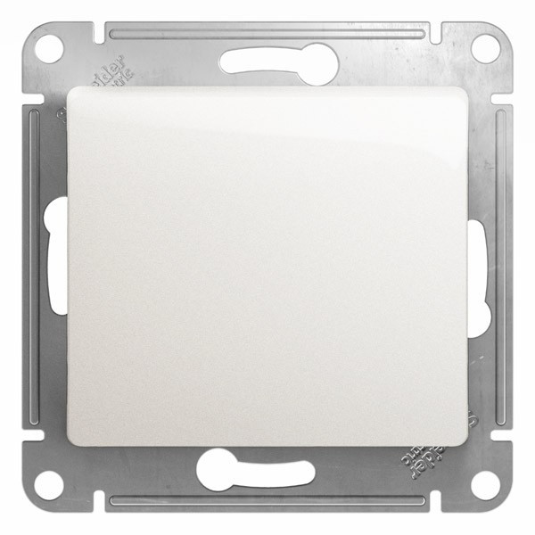 Glossa Нажимная КНОПКА, схема 1, 10АХ, механизм, ПЕРЛАМУТР, GSL000615, Systeme Electric 