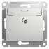 Glossa Карточный ВЫКЛЮЧАТЕЛЬ, механизм, АЛЮМИНИЙ, GSL000369, Systeme Electric 
