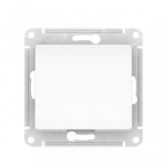 GLOSSA 1-клавишный ПЕРЕКЛЮЧАТЕЛЬ, сх.6, 10АХ, мех., быстрозажим. клем., БЕЛЫЙ, GSL000161S