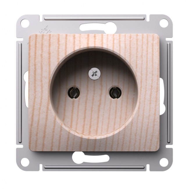 Glossa РОЗЕТКА без заземления, 16А, механизм, СОСНА, GSL001541, Systeme Electric 