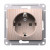 Glossa РОЗЕТКА с заземлением, 16А, механизм, СОСНА, GSL001543, Systeme Electric