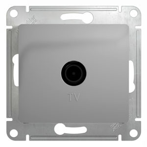 Glossa TV РОЗЕТКА оконечная 1DB, механизм, АЛЮМИНИЙ, GSL000391, Systeme Electric 