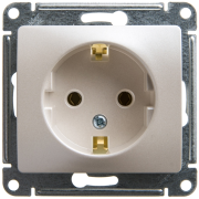 Glossa РОЗЕТКА с заземлением, механизм, ПЕРЛАМУТР, GSL000643, Systeme Electric 