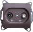 Glossa TV-SAT РОЗЕТКА оконечная 1DB, механизм, ШОКОЛАД, GSL000897, Systeme Electric 