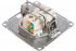 Glossa РОЗЕТКА двойная компьютерная RJ45+RJ45, кат.5Е, механизм, БЕЛЫЙ, GSL000185KK, Systeme Electric 