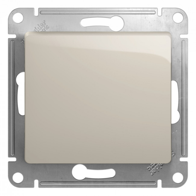 Glossa 1-клавишный ВЫКЛЮЧАТЕЛЬ,схема 1,10AX, механизм, МОЛОЧНЫЙ, GSL000911, Systeme Electric 