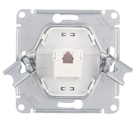 Glossa РОЗЕТКА компьютерная RJ45 кат.5Е, механизм, БЕЛЫЙ, GSL000181K, Systeme Electric 