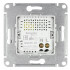 Glossa USB РОЗЕТКА A+A, 5В/2,1 А, 2х5В/1,05 А, механизм, СИРЕНЕВЫЙ ТУМАН, GSL001433, Systeme Electric 