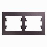 Glossa Рамка на 2 поста, горизонтальная, СИРЕНЕВЫЙ ТУМАН, GSL001402, Systeme Electric 