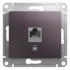 Glossa РОЗЕТКА компьютерная RJ45 кат.5Е, механизм, СИРЕНЕВЫЙ ТУМАН, GSL001481K, Systeme Electric 